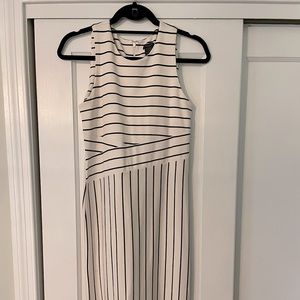 Ann Taylor striped shift dress